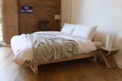 Mirage Double Storage Bed -Cozy Home Shop Mirage bed dressed shot 1