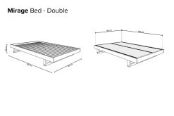 Mirage Double Storage Bed -Cozy Home Shop Mirage Double