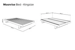 Moonrise Kingsize Bed -Cozy Home Shop Moonrise Kingsize