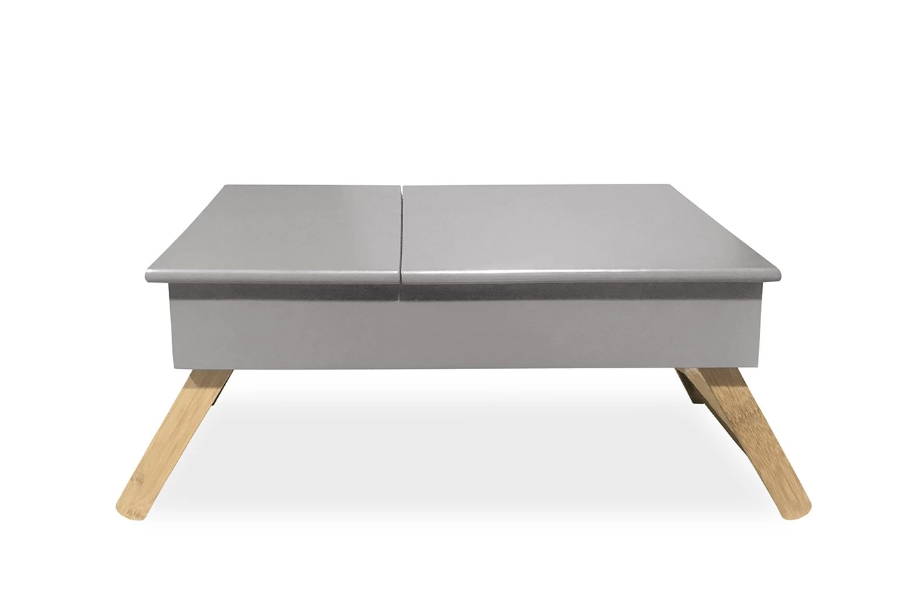 Muse Lap Top Dressing Table (Wild Dove Grey) 2 Muse Lap Top Dressing Table (Wild Dove Grey) - Image 2