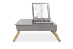 Muse Lap Top Dressing Table (Wild Dove Grey) 6 Muse Lap Top Dressing Table (Wild Dove Grey) -Cozy Home Shop Muse Lap top table Wild Dove Grey 5
