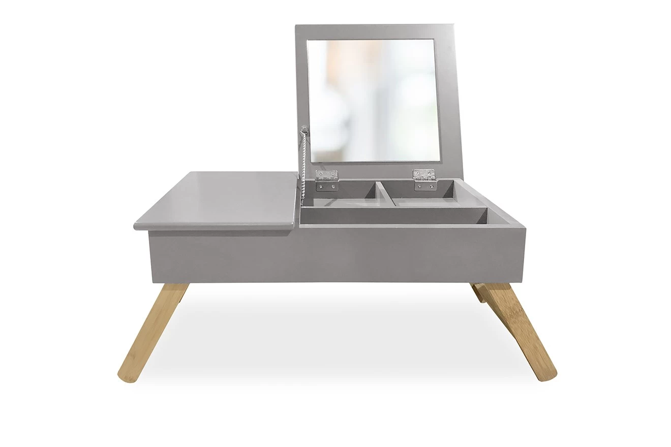Muse Lap Top Dressing Table (Wild Dove Grey) 3 Muse Lap Top Dressing Table (Wild Dove Grey) - Image 3