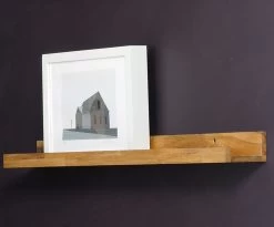 Oak Deep Picture Rail (80cm) -Cozy Home Shop Oak Picture rail 80cm mht9 ut b7if ho