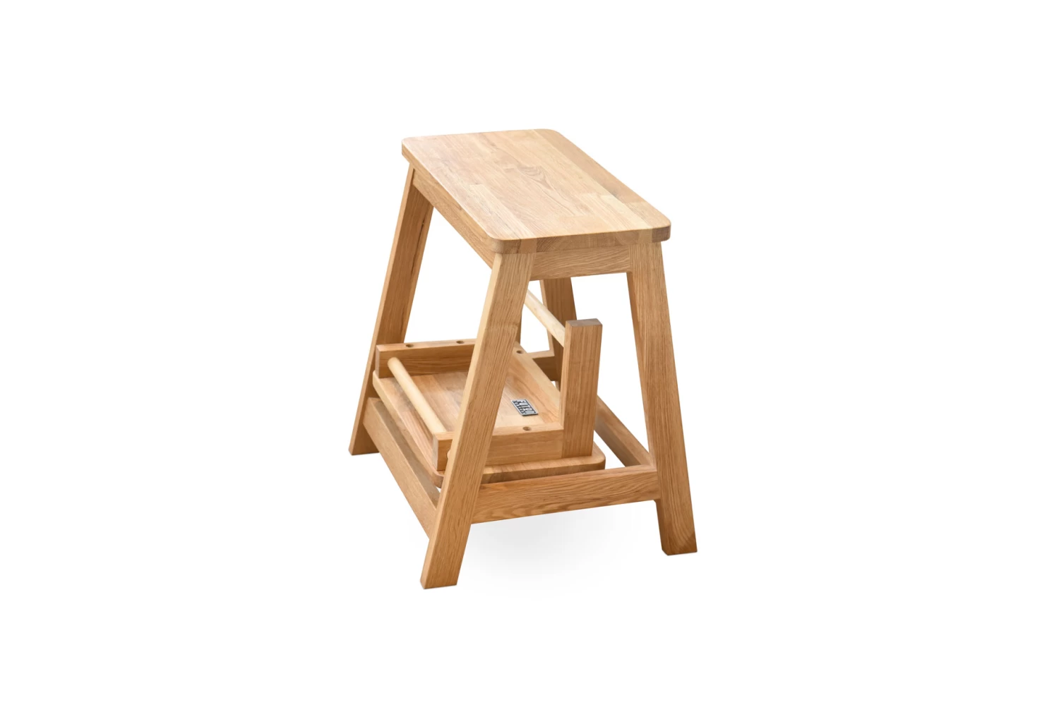 Oak Step Stool 4 Oak Step Stool - Image 4