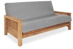Oke - 3 Seater Sofa Bed Solid Oak