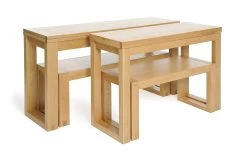 Oak Console Table 100cm -Cozy Home Shop Oak Console Table 100cm 5