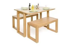 Oak Console Table 100cm -Cozy Home Shop Oak Console Table 100cm 7