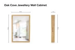 Oak Cove Jewellery Wall Cabinet 25 Oak Cove Jewellery Wall Cabinet -Cozy Home Shop Oak Cove Jewellery Wall Cabinet