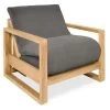 Cuba - Single Seater Solid Oak Sofa Bed