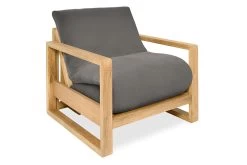 Cuba - Single Seater Solid Oak Sofa Bed