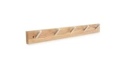 Oak 5 Hook Rail -Cozy Home Shop Oak Five Hook Rail 2