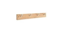 Oak 4 Hook Rail -Cozy Home Shop Oak Four Hook Rail 3