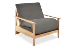 Haiku - Single Seater Solid Oak Sofa Bed