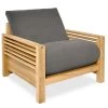 Horizon - Single Seater Oak Sofa Bed