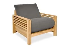 Horizon - Single Seater Oak Sofa Bed