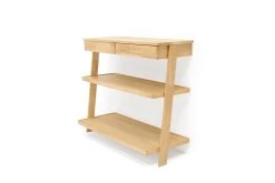 Oak Leaning TV Unit -Cozy Home Shop Oak Leaning Tv Unit 1