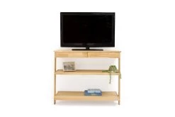 Oak Leaning TV Unit -Cozy Home Shop Oak Leaning Tv Unit 2