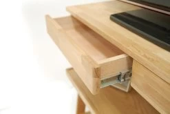 Oak Leaning TV Unit -Cozy Home Shop Oak Leaning Tv Unit 3