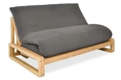 Loop - 2 Seater Solid Oak Double Sofa Bed