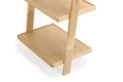 Oak Low Leaning Ladder Shelves -Cozy Home Shop Oak Low Ladder Shelf 6