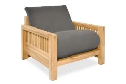 Oke - Single Seater Oak Sofa Bed