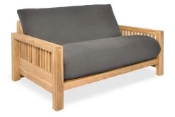 Oke - 2 Seater Solid Oak Sofa Bed
