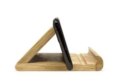 Oak Phone Holder -Cozy Home Shop Oak Phone Holder 1