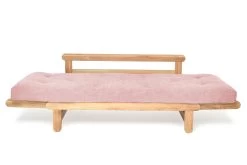 Oak Twingle Sofa Bed -Cozy Home Shop Oak Twingle Coast Weave Sandstone Pink 2
