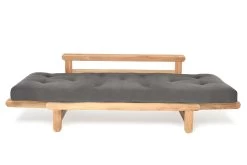 Oak Twingle Sofa Bed -Cozy Home Shop Oak Twingle Handloom Charchoal 2