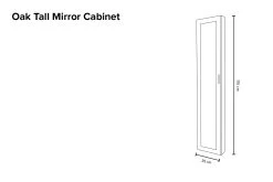 Oak Tall Mirror Cabinet 19 Oak Tall Mirror Cabinet -Cozy Home Shop Oak tall mirror cabinet azcq cd