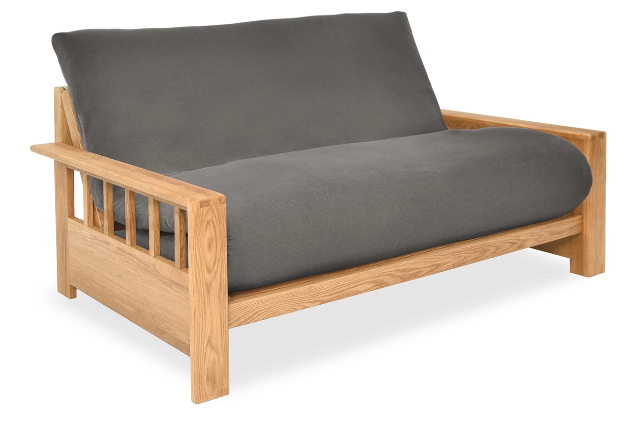 Vienna - 2 Seater Solid Oak Double Sofa Bed 1 Vienna - 2 Seater Solid Oak Double Sofa Bed