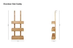 Overdoor Oak Caddy -Cozy Home Shop Overdoor Oak Caddy