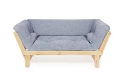 Twingle Pine Sofa Bed -Cozy Home Shop Pine Twingle Coast Weave Cornish blue