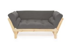 Twingle Pine Sofa Bed -Cozy Home Shop Pine Twingle Handloom Charchoal