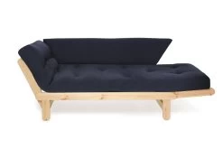 Twingle Pine Sofa Bed -Cozy Home Shop Pine Twingle Handloom Navy Blue 1