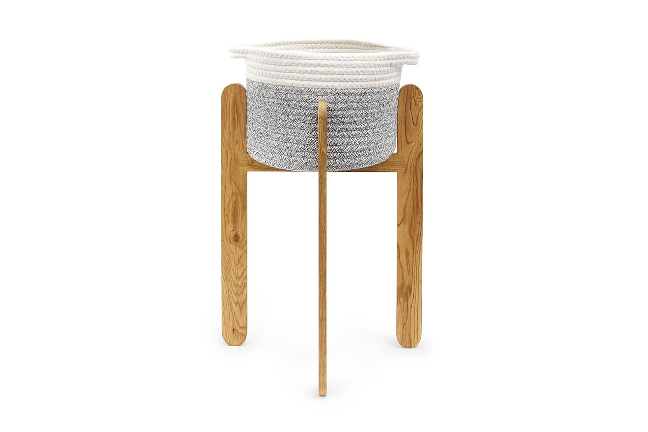 Oak Plant Stand 4 Oak Plant Stand - Image 4