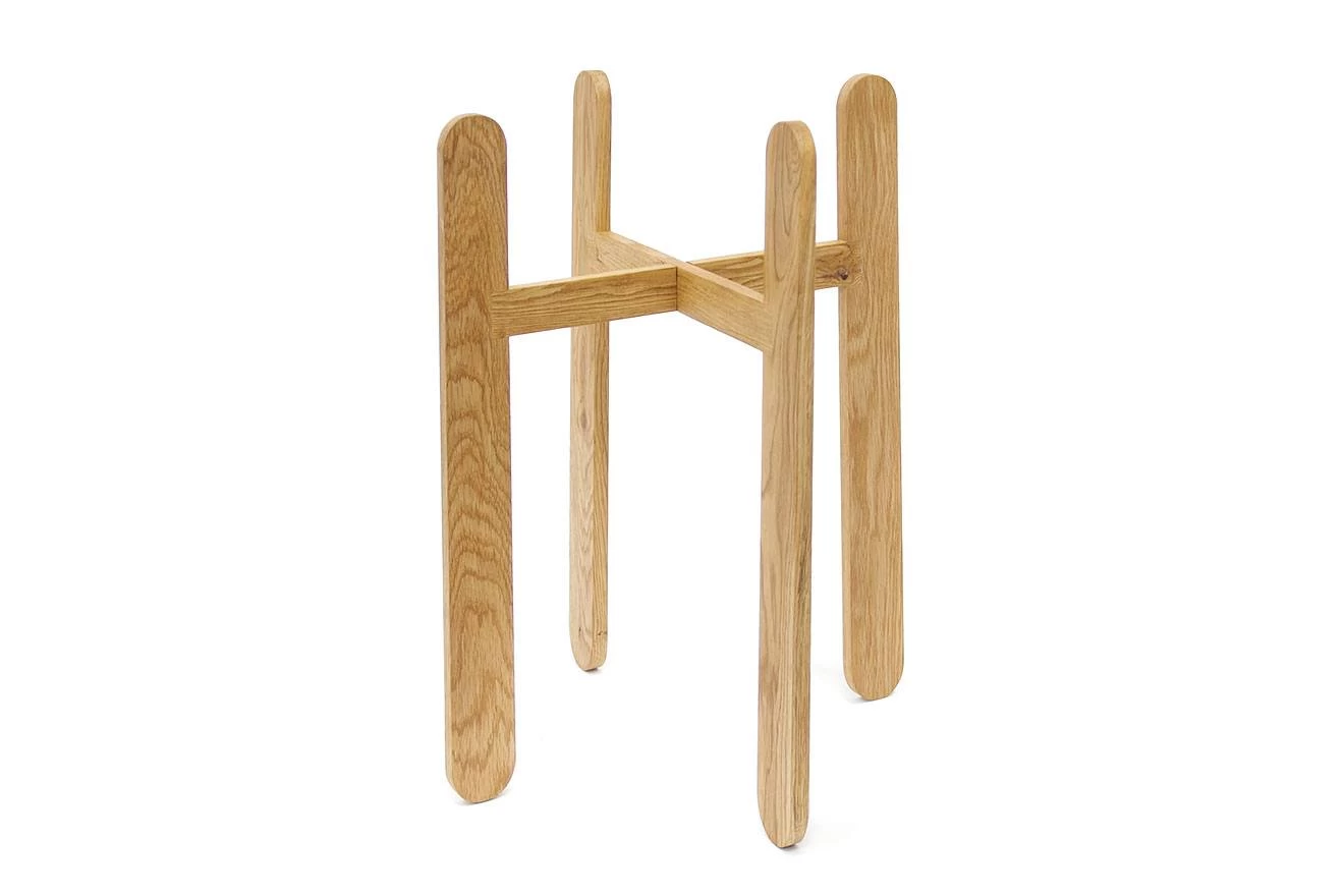Oak Plant Stand 2 Oak Plant Stand - Image 2