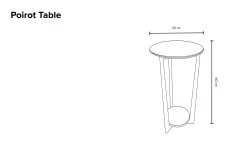 Poirot Table -Cozy Home Shop Poirot table