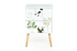Printed Bedside Cabinet (meadow)