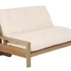 Quad - 2 Seater Oak Double Sofa Bed