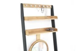 Leaning Ladder Mini Dressing Table (Rubberwood & Pine) 17 Leaning Ladder Mini Dressing Table (Rubberwood & Pine) -Cozy Home Shop Rubberwood Painted Dressing Table 10