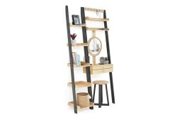 Leaning Ladder Mini Dressing Table (Rubberwood & Pine) 20 Leaning Ladder Mini Dressing Table (Rubberwood & Pine) -Cozy Home Shop Rubberwood Painted Dressing Table 3