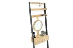 Leaning Ladder Mini Dressing Table (Rubberwood & Pine) 18 Leaning Ladder Mini Dressing Table (Rubberwood & Pine) -Cozy Home Shop Rubberwood Painted Dressing Table 9