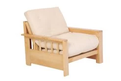 Vienna - Single Seater Solid Birch Sofa Bed