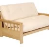 Vienna - 2 Seater Solid Birch Double Sofa Bed