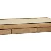 Oak Platform Single Storage Bed