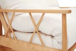 Suki - 2 Seater Birch Double Sofa Bed 12 Suki - 2 Seater Birch Double Sofa Bed -Cozy Home Shop Suki Trifold Sofa Bed 5