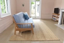 Swift - 3 Seater Sofa Bed Solid Oak -Cozy Home Shop Swift Oak Bifold WH 1