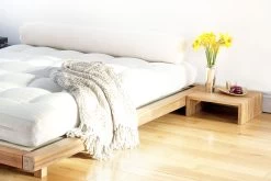 Acacia Platform Bedside Tables (pair Of Tables)