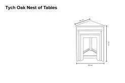 Tych Nest Of Tables -Cozy Home Shop Tych oak nest table v2